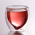 New Arrival Fruit Shape Double Walled Glass Coffee Mug With Grape Peach Pineapple Strawberry Perfect Tea Glasses Keeps Hot