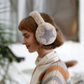 Cute Fluffy Winter Keep Earflaps Warm Ladies Faux Fur Foldable Earmuffs