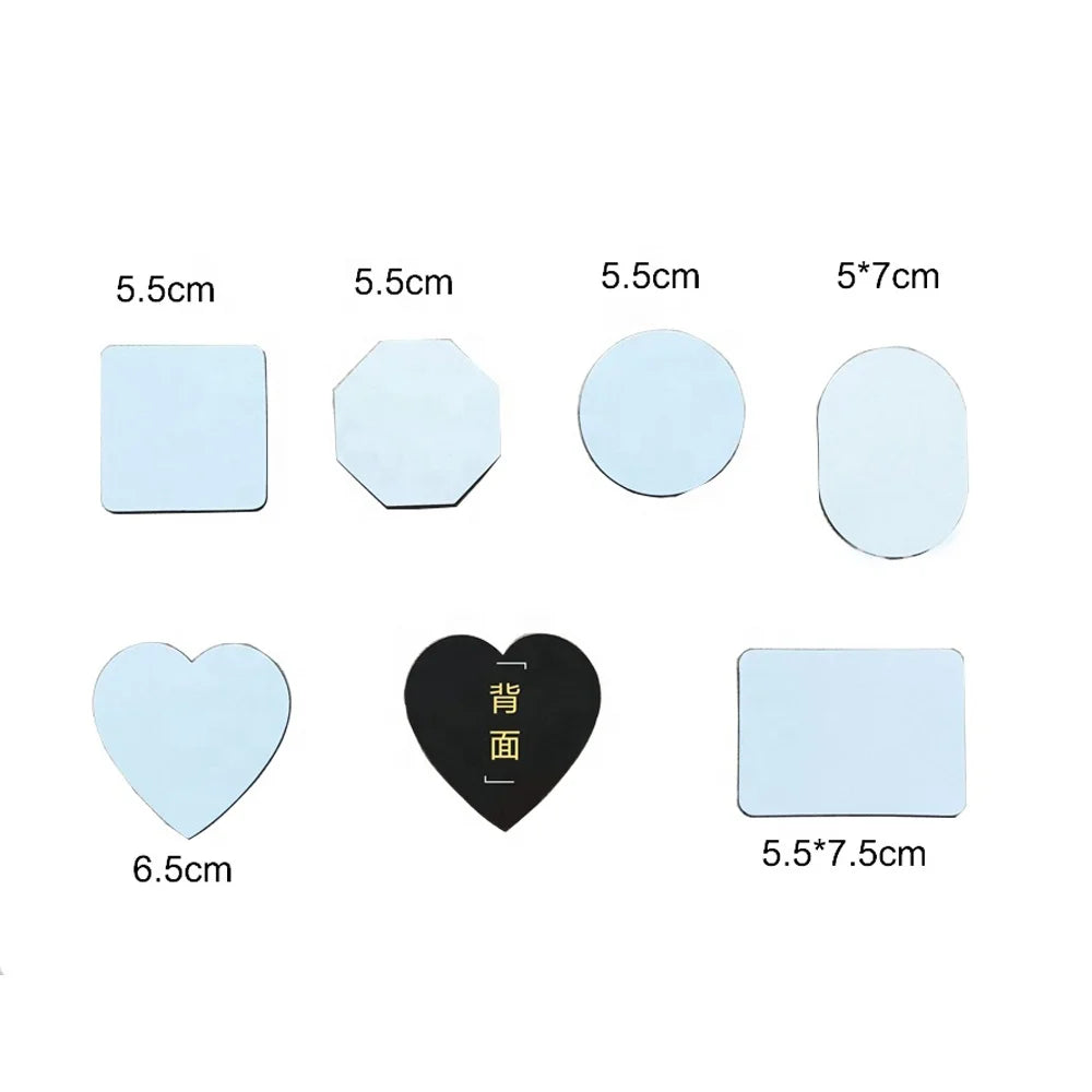 Modern Style Sublimation Fridge Magnet Blanks Magnetic Sticker in Shape for Christmas/Kitchen Use
