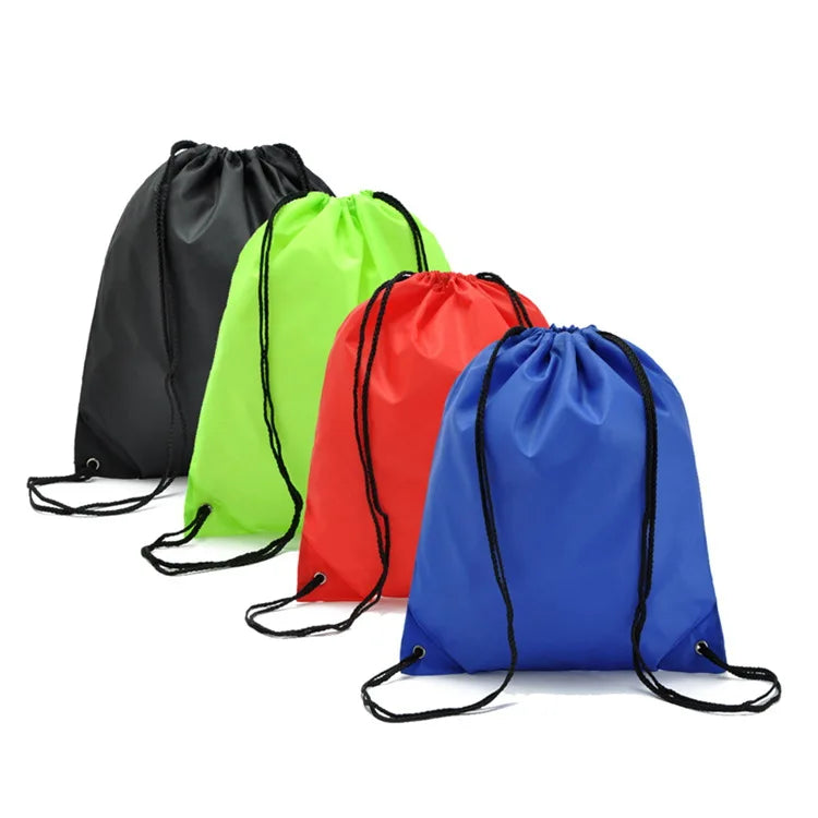 Custom Cartoon Printing Eco-friendly Outdoor Sport Waterproof Drawstring Backpack