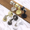 Wall Floor Mounted Strong Magnetic Door Stopper Zinc Alloy Multi-color Security Wall Protector