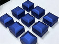 Dark Blue LED Jewelry Box Wholesale Blue LED Ring Box Customized Logo for Diamonds Packaging