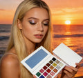 Factory Direct Wet/Dry Eye Shadow Palette Carnival Waterproof Mineral Glitter Matte Shimmer Dark Skin Tones Powder