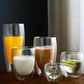 Wholesale Double Wall Insulated High Borosilicate Glass Clear Cup Coffee Mugs