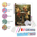 Wholesale Diamond Painting Butterfly Fairy and Fountain 5d Custom Diamond Painting Canvas Creative DIY Diamond Painting Set