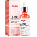 New Skin Care Facial Whitening Anti-Aging Wrinkle Serum 5% Vitamin C 10% Niacinamide Hyaluronic Acid Liquid 5-in-1 Serum