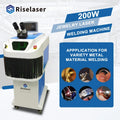 200W NdYAG Laser Spot Welder Jewelry Welding Equipment for 18K Gold Silver Chain Earring Diamond Prong Repair Mending