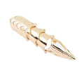 Gothic Punk Joint Knuckle Full Finger Claw Ring Statement Jewelry Rings for Women Men Fashion Jewelry Charm Knuckle Ring New