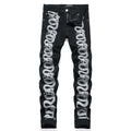 Custom Streetwear Stack Embroidery Cotton Designer Fashion Comfortable Quality Jeans