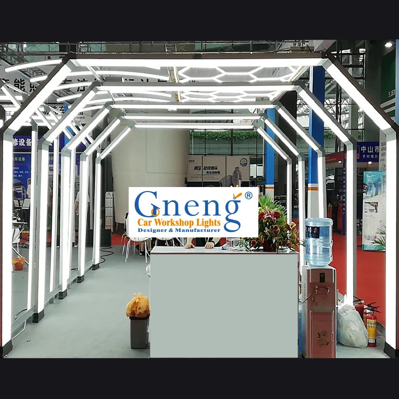 Unique Design Led Linear Lamp Car Workshop Light Tunnel Verlichting Car Showroom Lamp