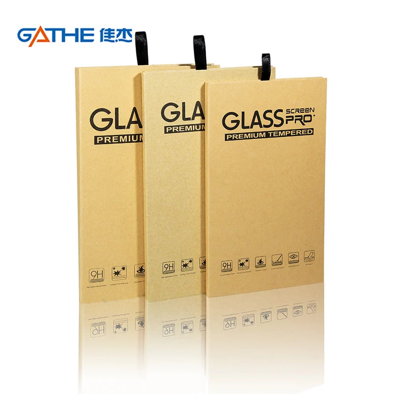 Universal Protective Film Packaging  Screen Protector Packaging Box Custom Printing Tempered Glass Packaging