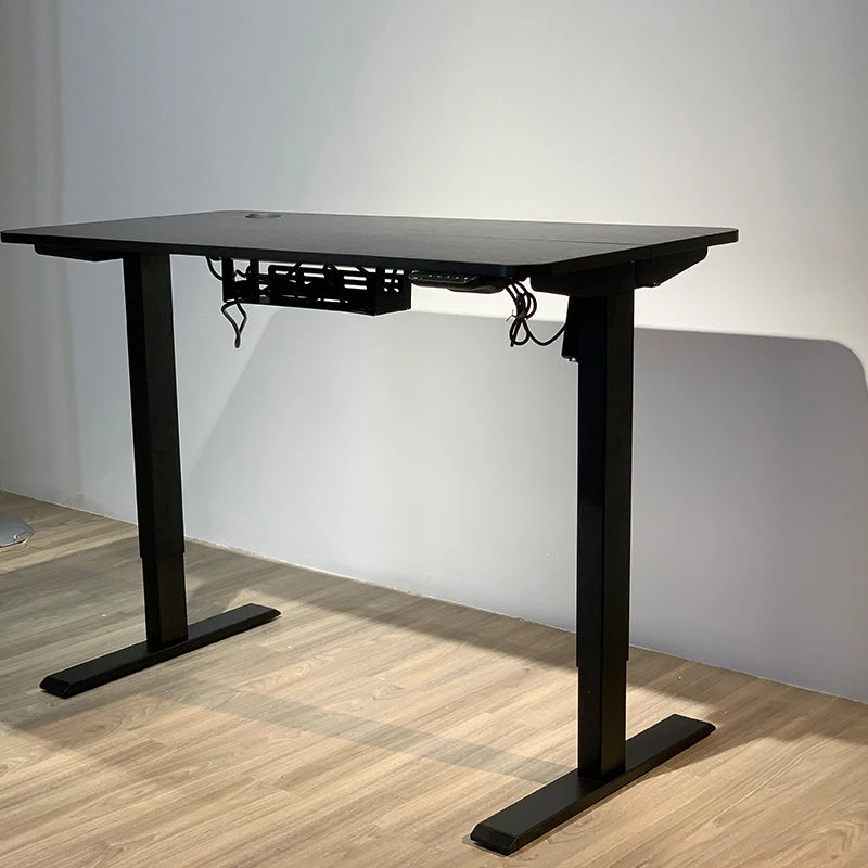 Free Shipping Modern Design Multifunction Electric Dual Motor Computer Desk Height Adjustable Convertible Office Tables