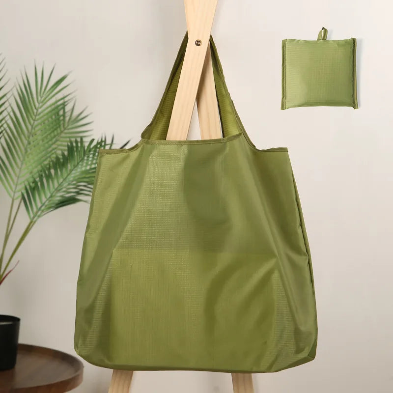 Supermarket Storage Eco-Friendly Large Capacity Waterproof Oxford Folding Shopping Bag Manufactured Shoulder Bag
