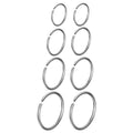 Trendy Multi-Size 316L Stainless Steel Earring Nose Rings Lip Daith Cartilage Helix Tragus Hoop Fashion Piercing Jewelry