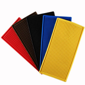 Personalized Drinkware Accessories Custom Logo Branded Counter Non-Spill Rubber PVC Bar Runner Mat