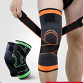 Wholesale 3D Knitted Elastic Knee Support Sleeve Compression Sports Knee Brace with Belt