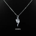 Fine Jewelry  Classic Four Claws Vvs D Color 1CT Moissanite Pendant 925 Sterling Silver Necklace for Women Gift