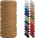 Wholesale Cotton Cord Multicolor Wall Decorative Macrame Cord DIY Handmade 2mm Cotton Rope Twisted Cord