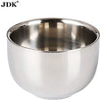 Hot Sell Custom Logo Double Layer Stainless Steel Soap Dish Bowl Shaving Mug