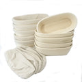 Wholesale Handmade Round Fermentation Dough Bannetons Customized Rattan 10inch Oval Proofing Basket Sets