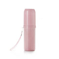 Eco Friendly Bathroom Accessory Set Portable Travel Toothbrush Cup Wheat Straw Case Toothpaste Holder