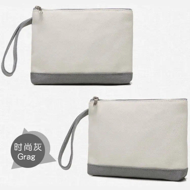 Promotional Cotton Canvas Bag Makeup Cosmetic Glitter Bag Reusable Shopping Bags