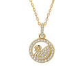 Daidan Necklace Gold Plated 18K Necklace Silver 925 Cubic Zirconia Jewelry Fashion Swan Pendant Necklaces With Swan