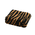 Chinese New Year Gift Tiger Stripe Print  Blanket Microfiber Sofa Car Bed Decorative Winter Warm Plush Knitted Ypt Blanket