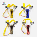 PIAOYU the New Upgraded Slingshot Thickened Flat Rubber Band Group Outdoor Shooting Free Fast Pressure Sight Slingshot