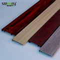 2024 Drop Shipping Wood Colour Floor Decorating Trim Aluminum Baseboard Suitable for Project Decoration
