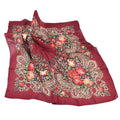 Factory Autumn/Winter Ethnic Style Scarf Flower Square Scarf Cotton Linen Scarf Fashionable and Versatile Shawl for Women