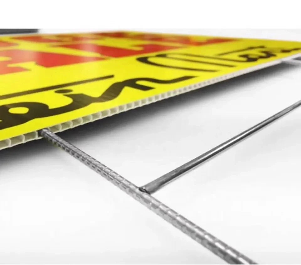Plastic Sign Board for Yard Fluted Corrugated PP Plastic Hollow Sheets Lawn Signs