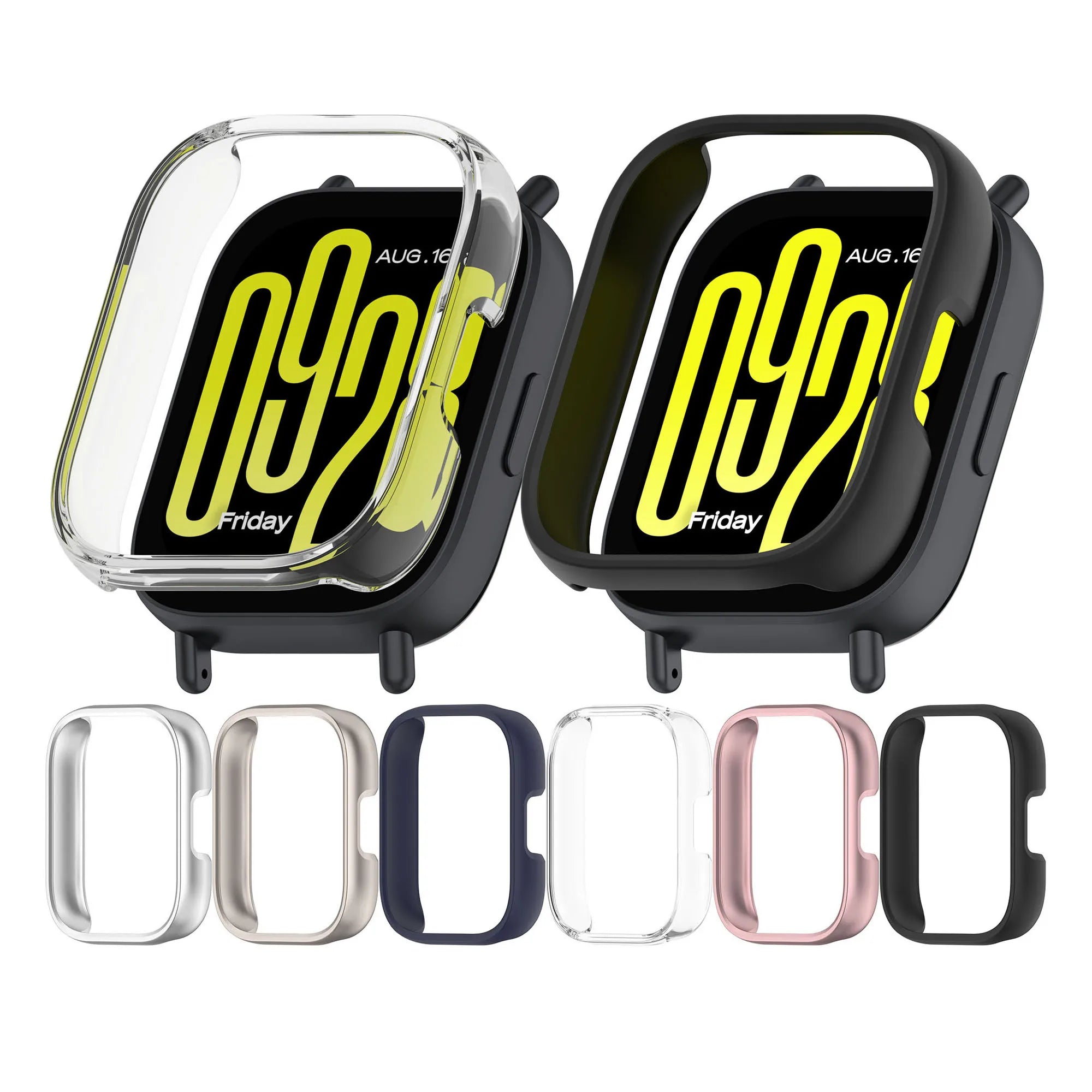 ShanHai PC Protective case for Redmi Watch 5 Active /5 Lite case Screen Protector for Redmi Watch5 Active Cover Accessories