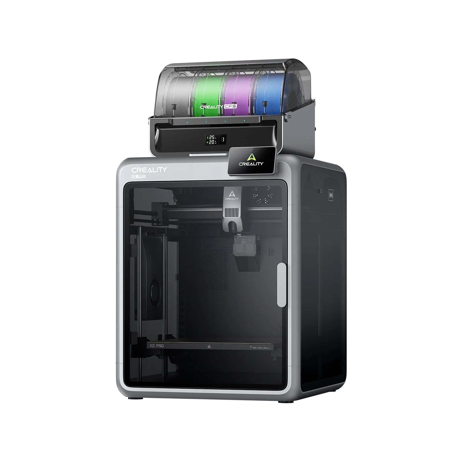 EU Stock Creality K2 Pro High-Speed 3D Printer CFS Multi-Color Filament Cartridge Combo Kit Free Shipping