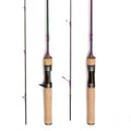New Carbon Solid Rod Slightly Action Fast 2 Sections Cork Handle Power1.53/1.68UL Lure Weight 1g-8g Super Soft Fishing Rod