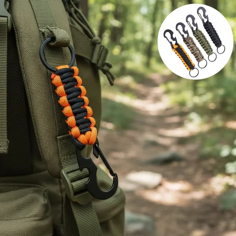 Customized Design Bottle Opener Paracord Survival Keychain