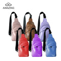 Smell Proof Bag Smoking Accessories Shoulder Bag Waterproof Leather Chest Daypack Adults Unisex Men'S Women Shoulder Stash Bag