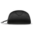 Custom Portable Hanging Genuine Leather Cosmetic Bag Travel Makeup Bags Organizer with Zipper Closure Toiletry Bags for Women