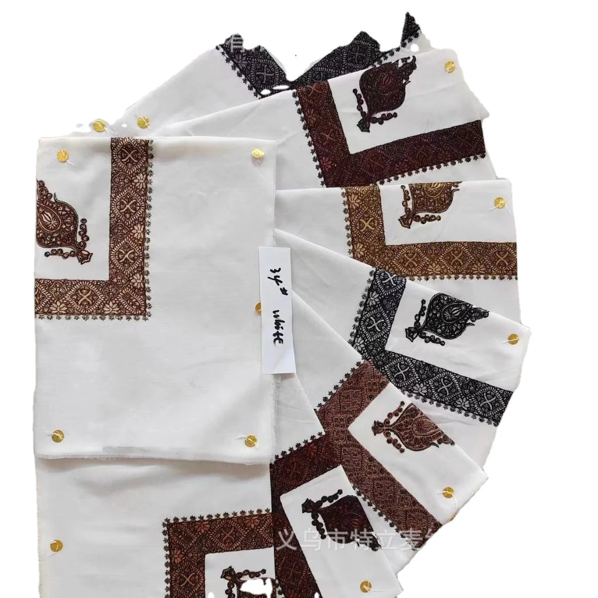 CCY Manufacturer Yemen Saudi Arabia Men Embroidered Shemagh Omani Masar Prayer Keffiyeh Bandana Scarf Woolen Acrylic Shawl