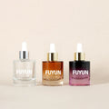 Thick Wall Clear 30ml/50ml Glass Dropper Bottle Heavy Bottom 1oz Cosmetic Toner Pump Serum Bottle Skin Care Serum Face Cream