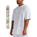 Custom Knitted 100% Cotton Plain Black White Classic Short Sleeved Breathable Eco-Friendly High Quality Men's T-Shirt