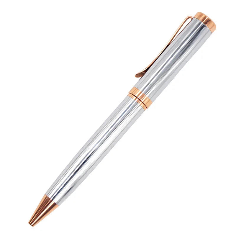 Black/Sliver Metal Gel Pens Durable Smooth Writing Pens for Men Women Office Business Promotional Use