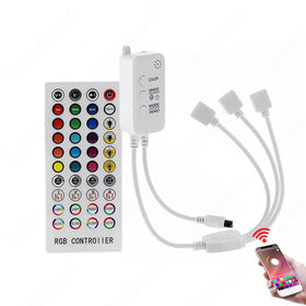 Smart LED Dimmer Controller BT APP IR Remote Control DC5-24V 144W 3CH RGB PWM Dimming Music Timing Control for Control Lights
