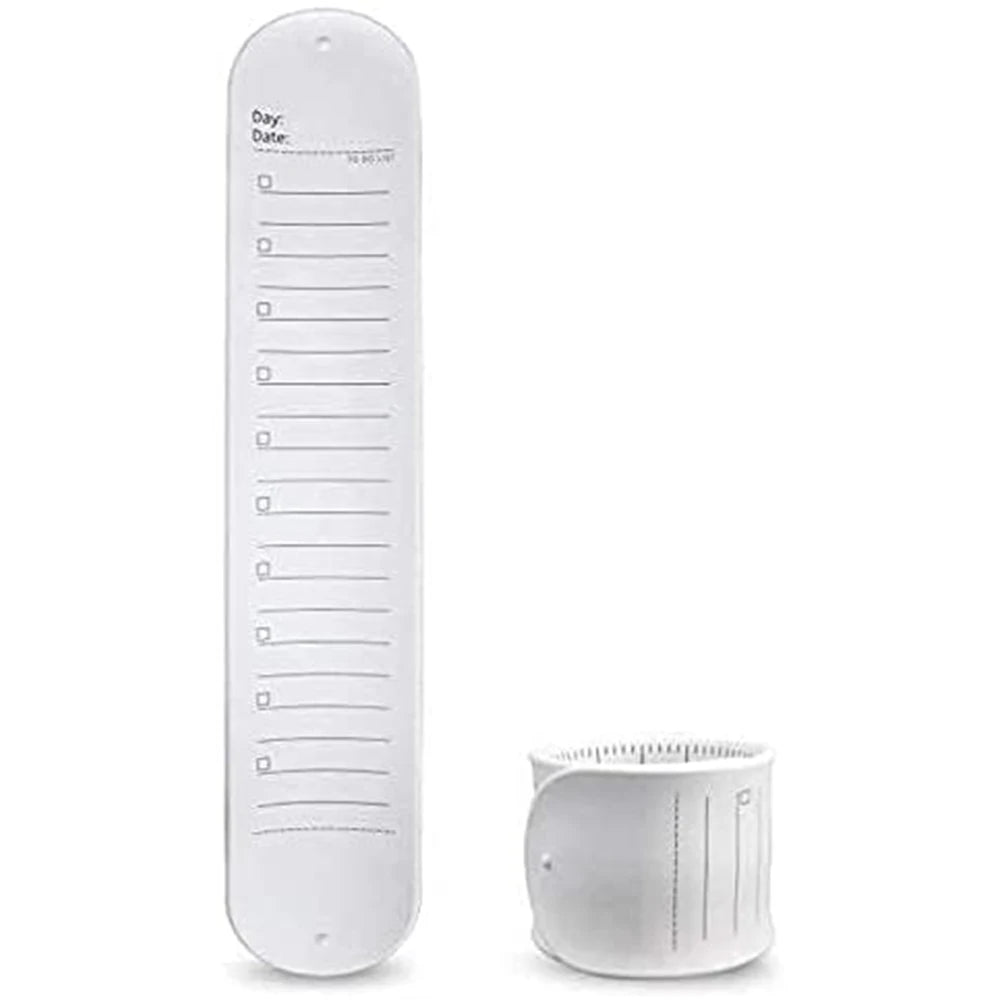 ONEQUAN Young Portable Wearable Silicone Memo Reusable Wristband to Do List Slap Bracelet