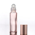Crystal 10ml Amber Perfume Frosted Essential Oil Roller Bottle Screw Cap China Wholesale Glass Dropper Cosmetic Bottle Matte
