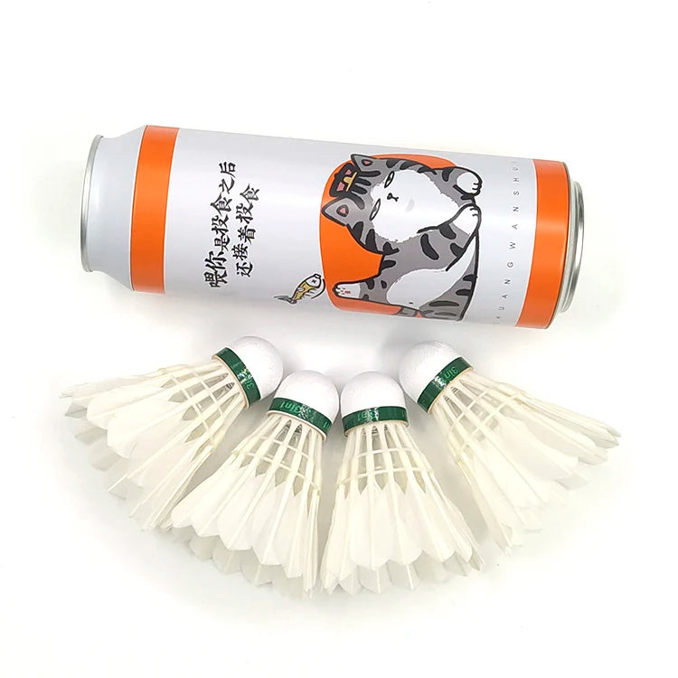 Wholesale Oem Durable Hybrid 3 in 1 Shuttlecock New Tin Can Package with Great Stability and Durability for All Ages and Players