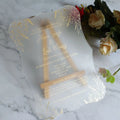 Special and Chic Gilded Frosted Acrylic Invitation Card with Envelope
