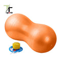 TTSPORTS Custom Peanut Exercise Ball with Pump Anti Burst PVC Balance Ball Birthing Ball for Yoga Pilates Core Strength Training