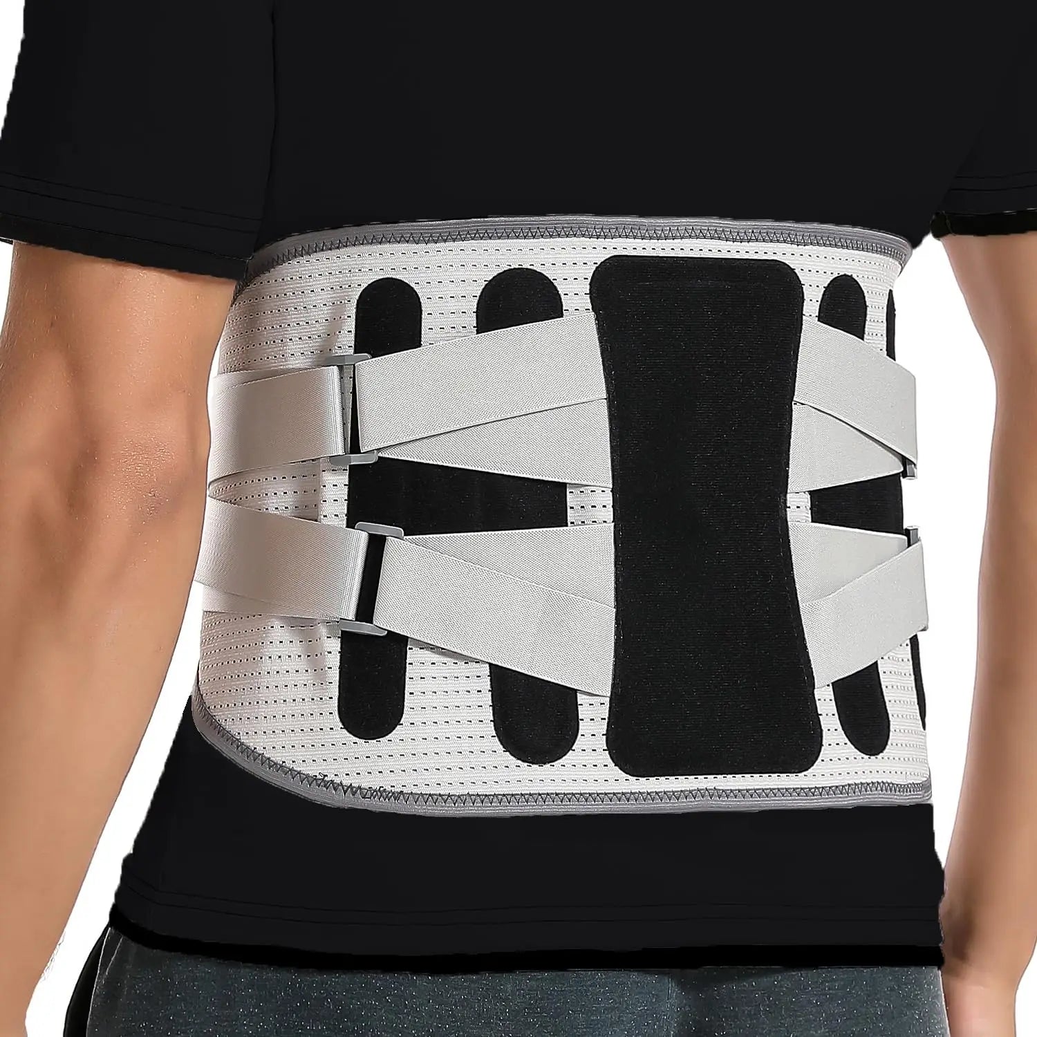 Adjustable Waist Support Straps Lower Lumbar Back Brace Support Belt for Back Pain Men & Women