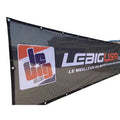 Wind Resistant Mesh Cloth Banner for Advertising Slogans High Visibility Even in Strong Breezes